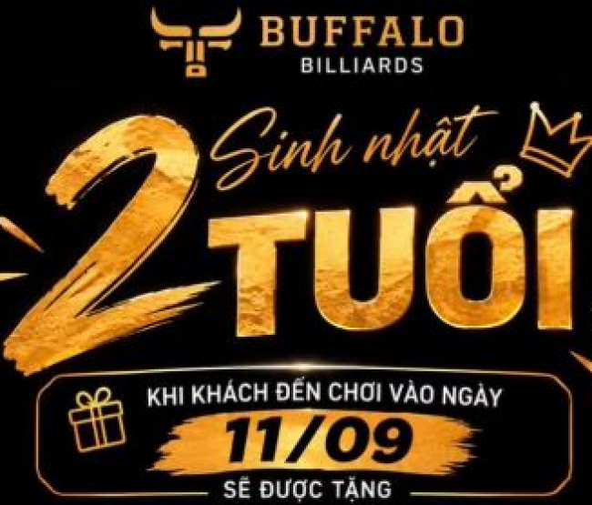 SINH NHẬT NĂM THỨ 2 BUFFALO BIDA CLUB – 2 NĂM ĐỒNG HÀNH
